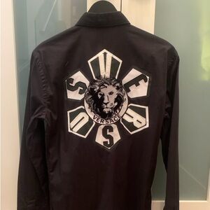 Men’s Versace Lions Dress Shirt Size 46 / Small